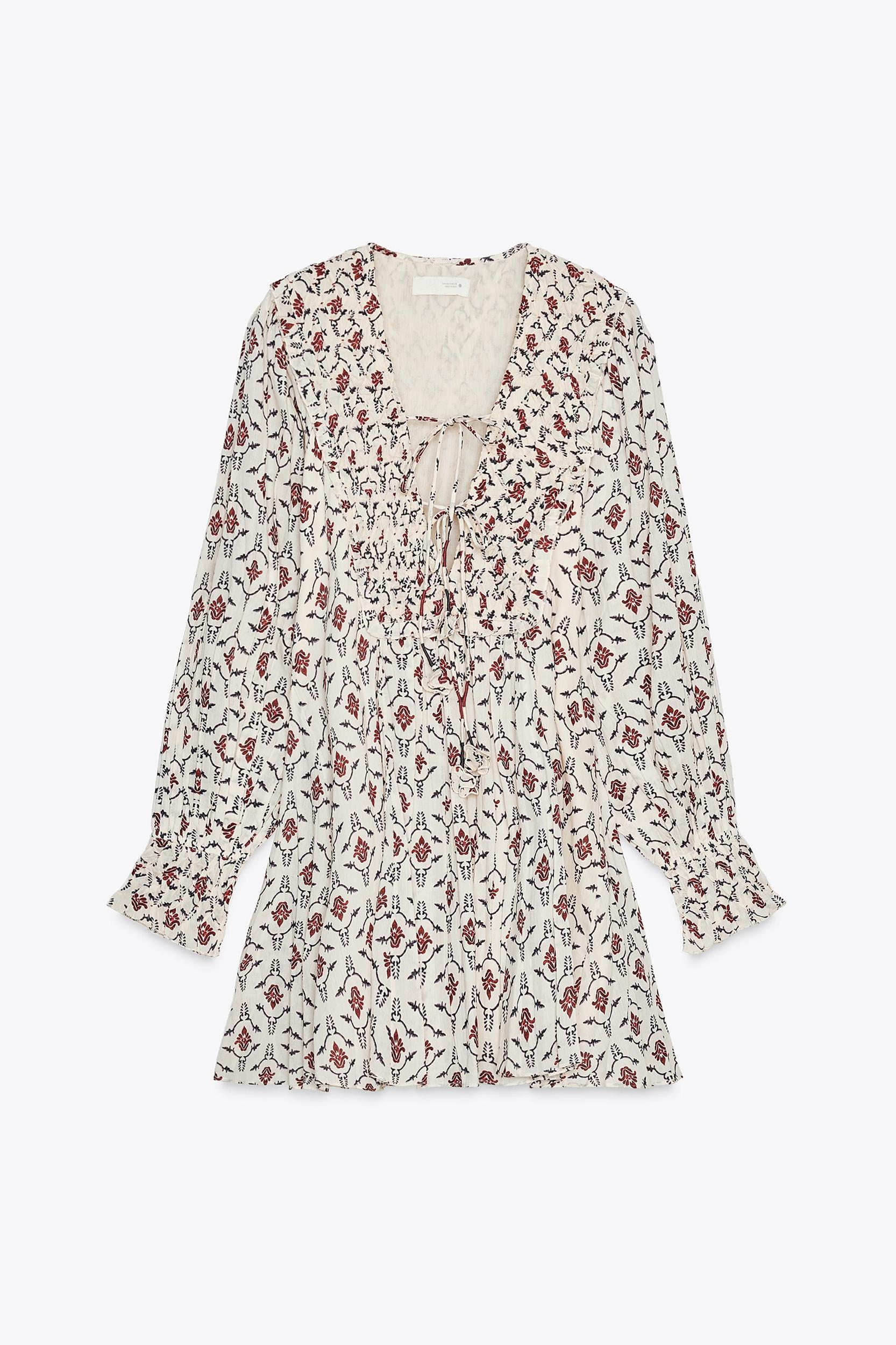 ZW COLLECTION PRINTED SHORT DRESS Product Image