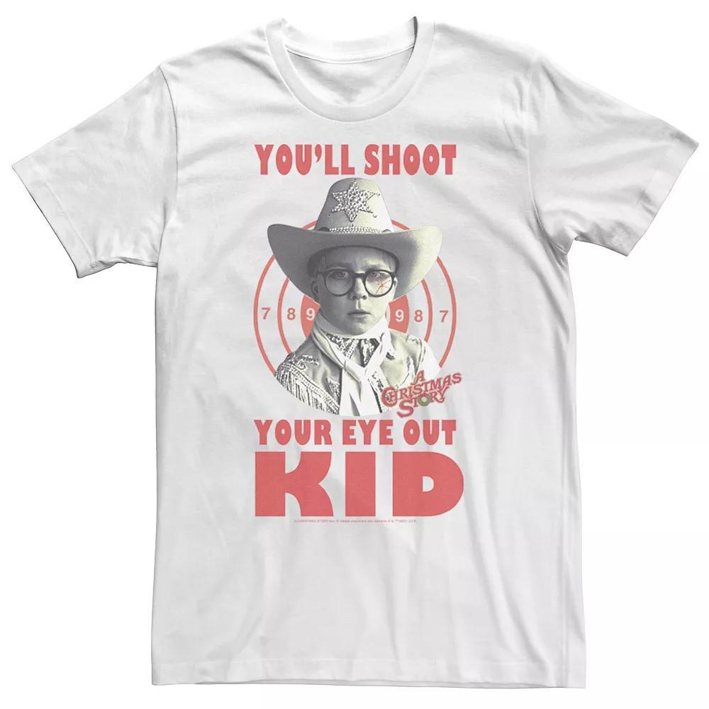 Men's Christmas Story Careful Ralphie Tee, Size: XL, White Product Image