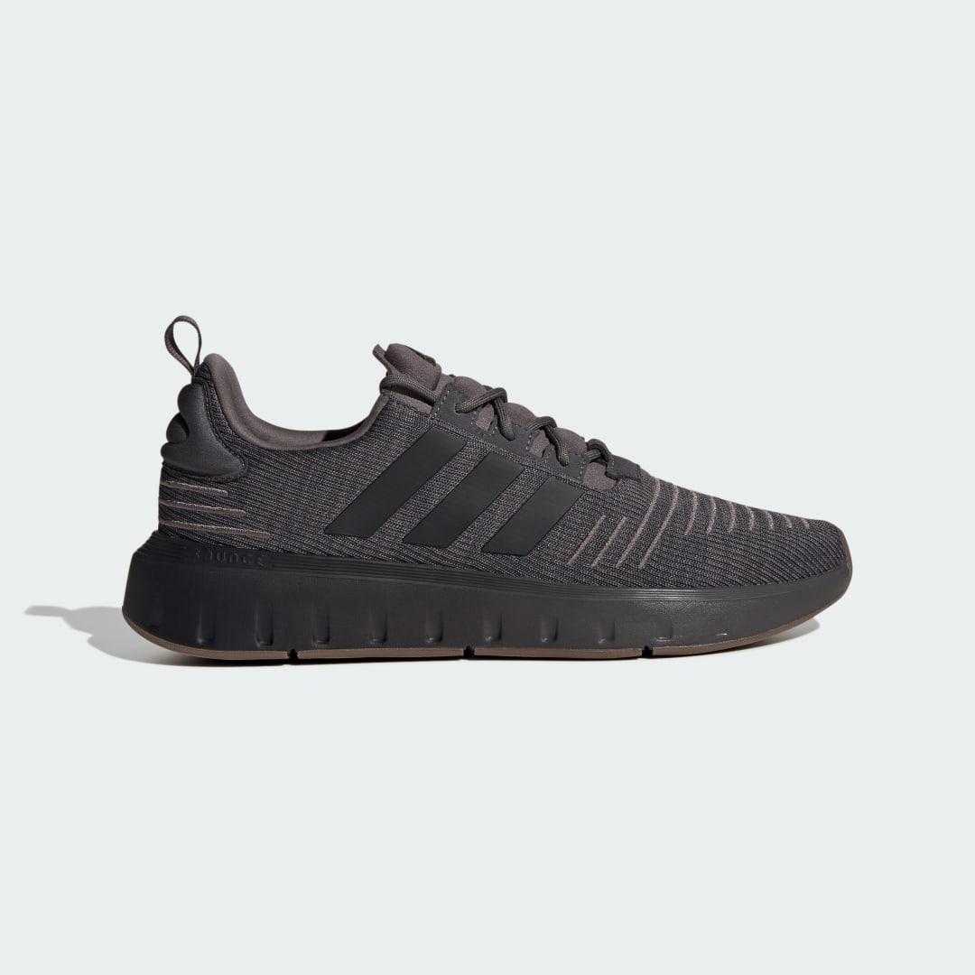 adidas Swift Run Shoes Charcoal 12 Mens Product Image