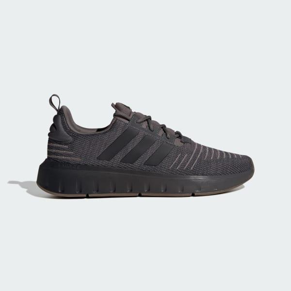 adidas Swift Run Shoes Charcoal 12 Mens Product Image