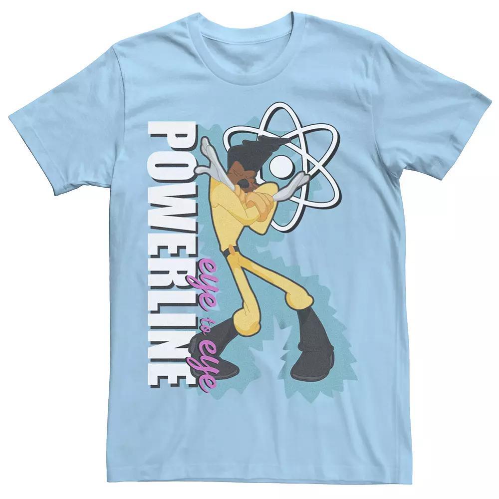 Disney's A Goofy Movie Powerline Eye To Eye Men's Graphic Tee, Size: XXL, Light Blue Product Image