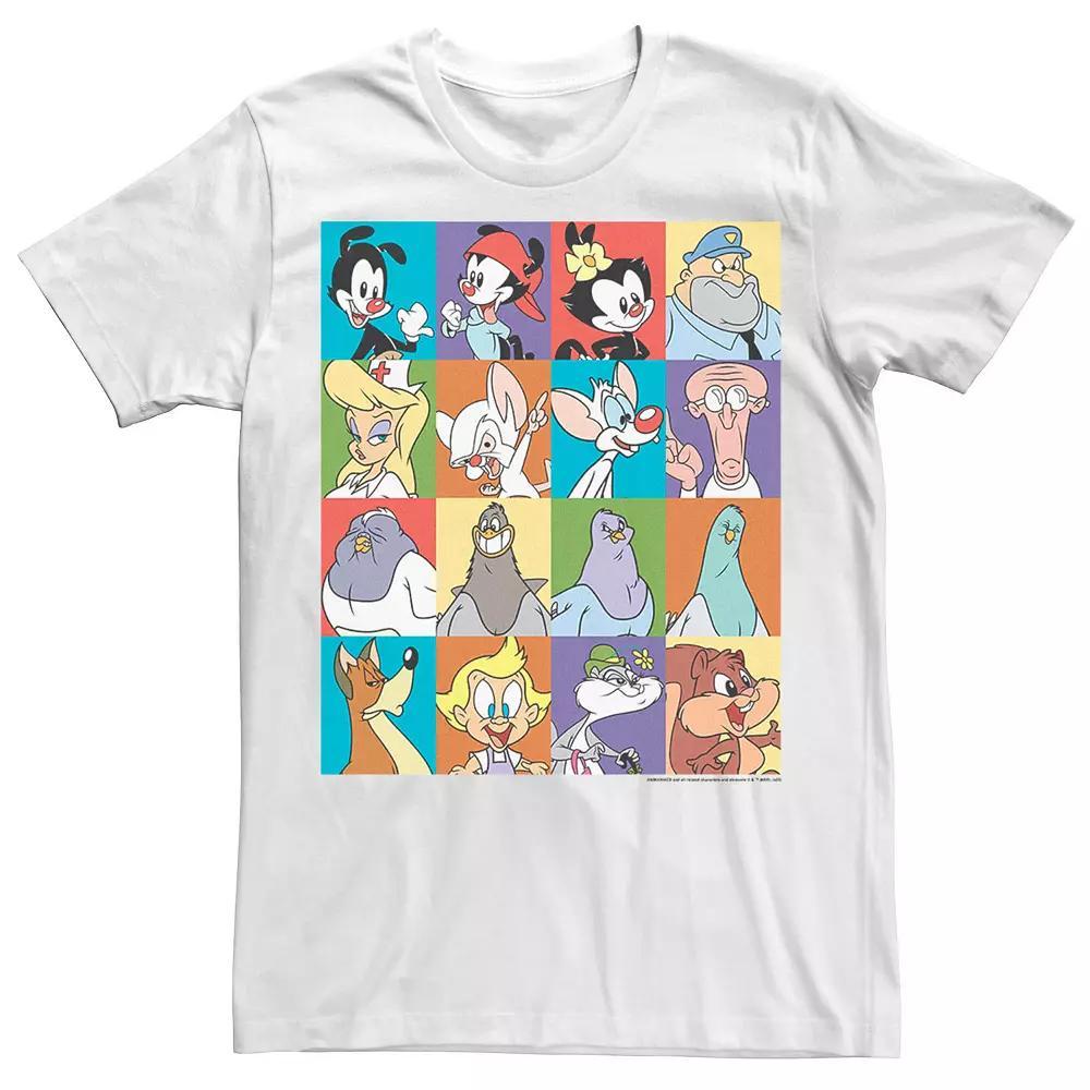 Men's Animaniacs Character Box Up Tee, Size: XXL, White Product Image