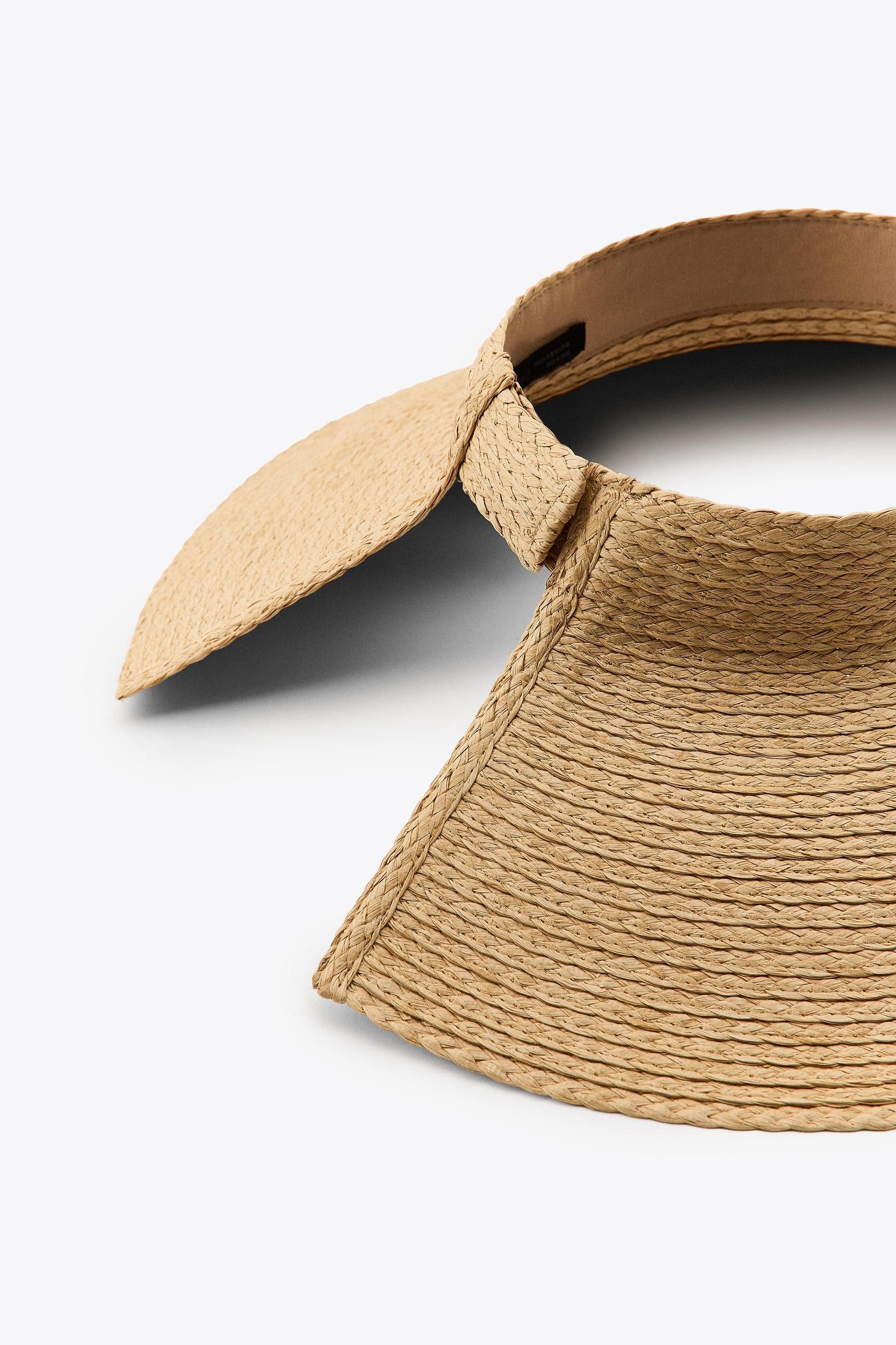 WIDE BRIM WOVEN VISOR Product Image