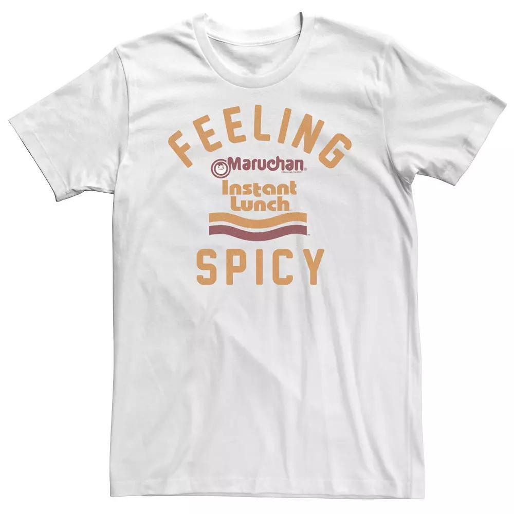 Big & Tall Maruchan Feeling Instant Lunch Spicy Tee, Men's, Size: 3XL, White Product Image