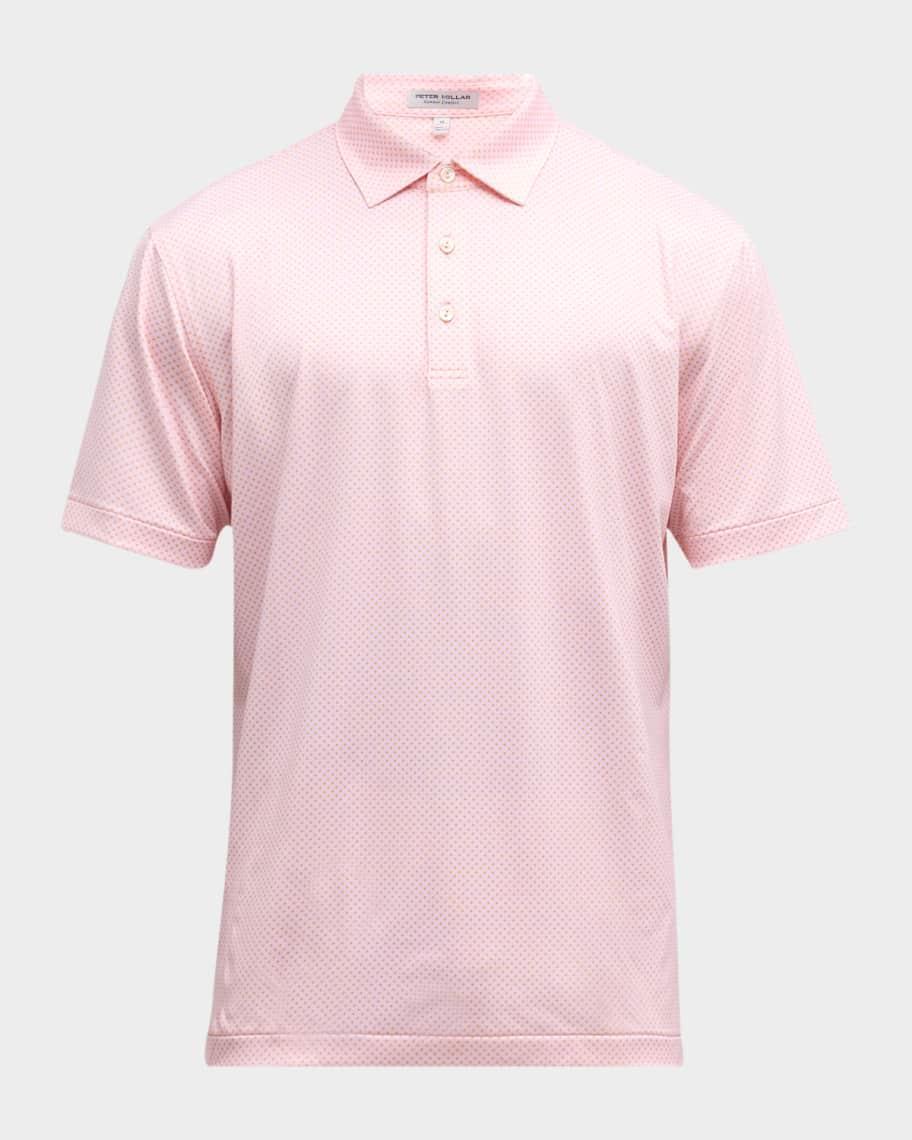 Men's Circle Geometric Performance Polo Shirt Product Image