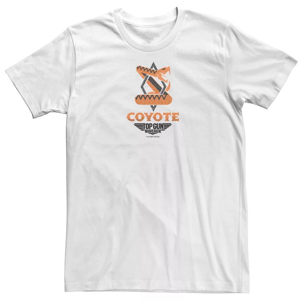 Big & Tall Top Gun Maverick Pocket Coyote Patch Tee, Men's, Size: 5XL, White Product Image
