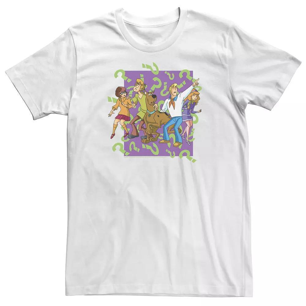 Big & Tall Scooby-Doo Mystery Gang Portrait Tee, Men's, Size: 4XLT, White Product Image