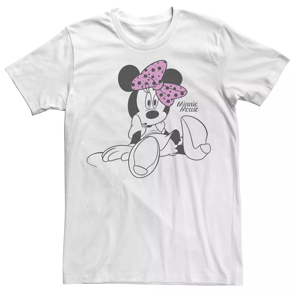Disney's Minnie Mouse Shocked Juniors' Boyfriend Graphic Tee, Women's, Size: XS, White Product Image