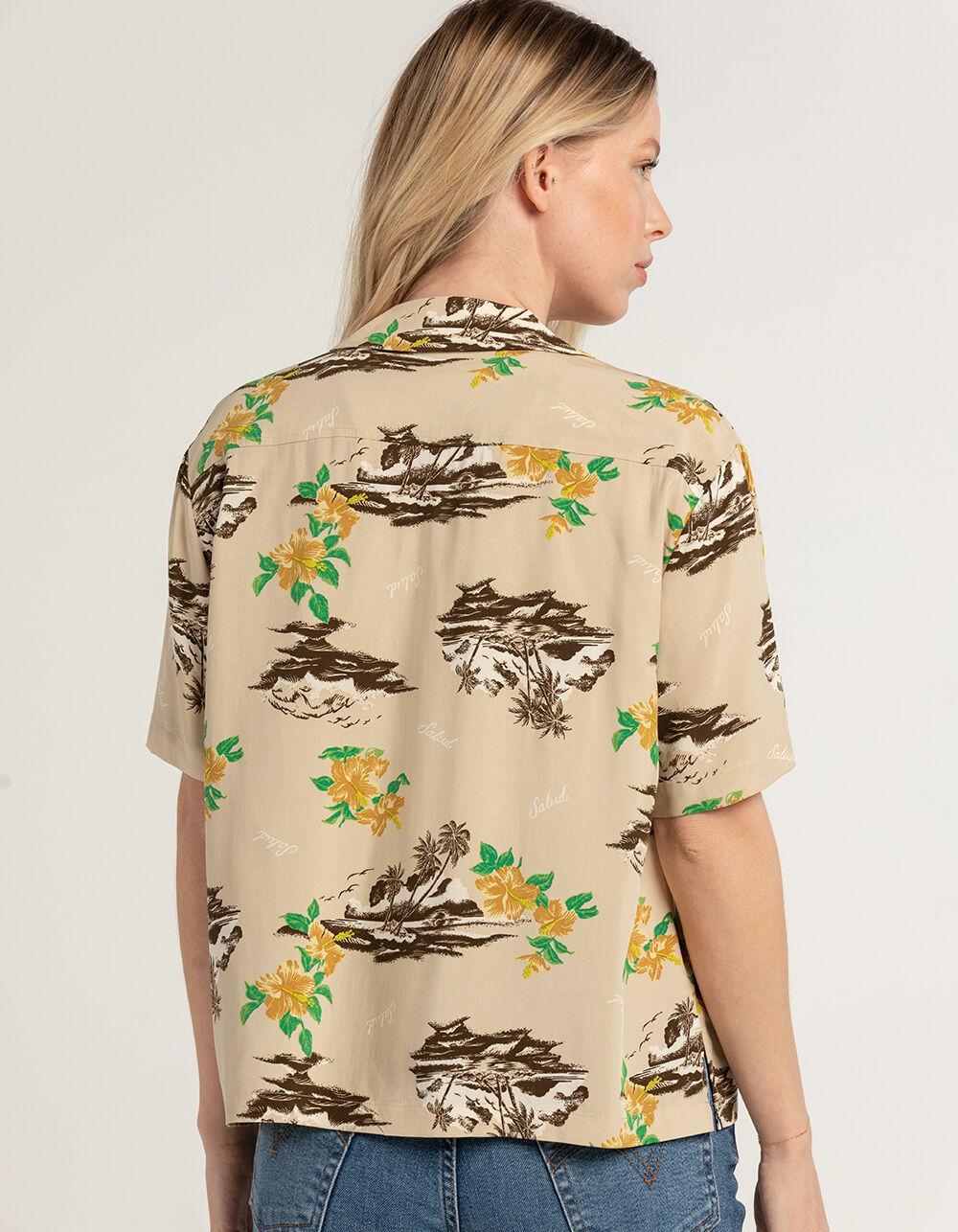BRIXTON Bunker Paradise Womens Button Up Shirt Product Image