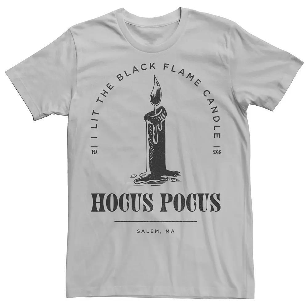 Men's Hocus Pocus Candle Stamp Movie Quote Tee, Size: Medium, Silver Product Image
