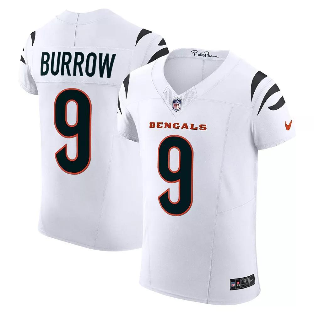 Men's Nike Joe Burrow White Cincinnati Bengals Vapor F.U.S.E. Elite Jersey, Size: 40 Product Image