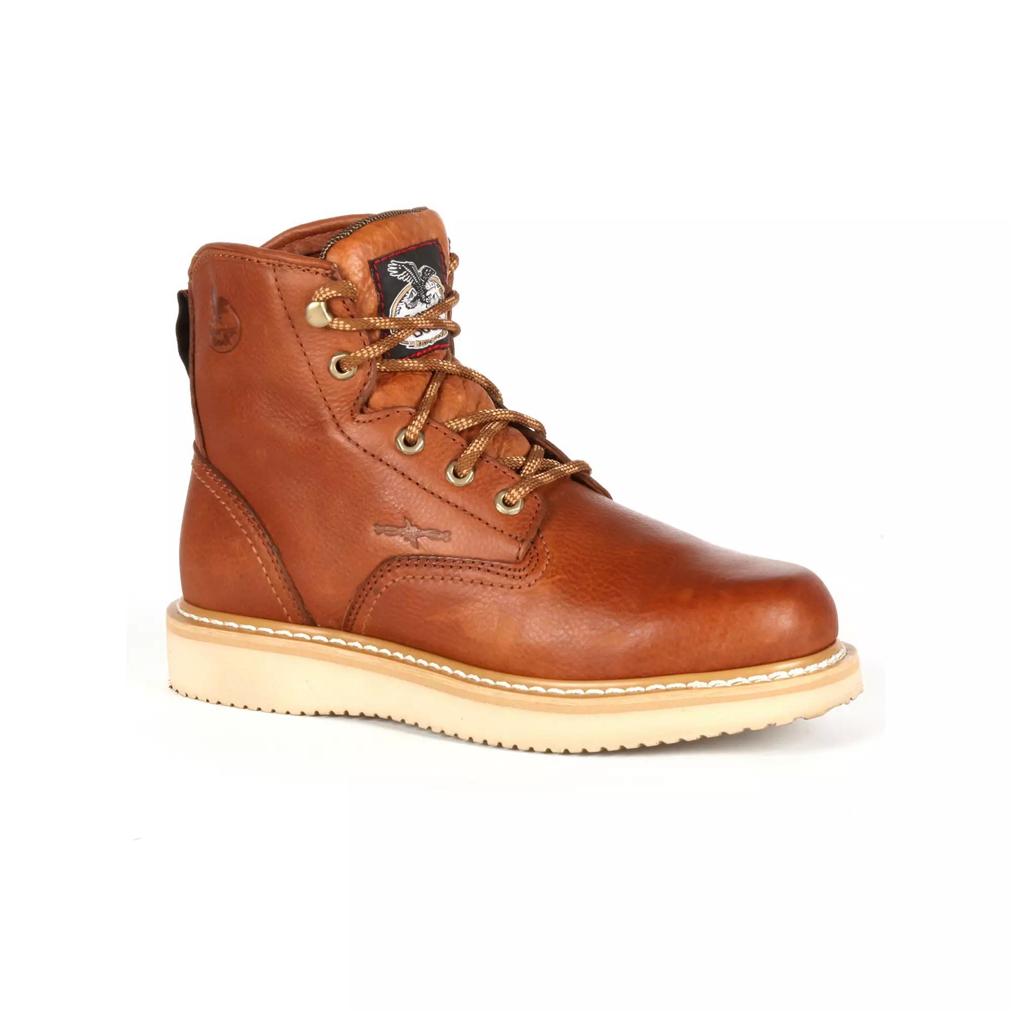 Georgia Boots Mens 6-in. Wedge Work Boots Product Image