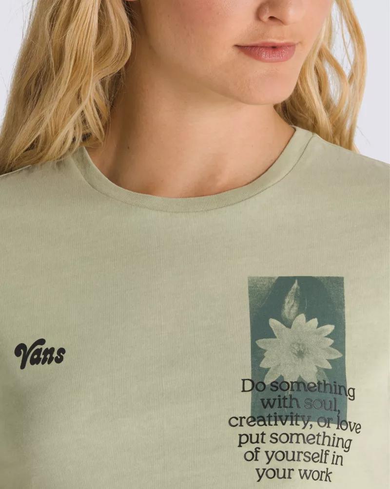 Night Bloom Crew Crop T-Shirt Product Image
