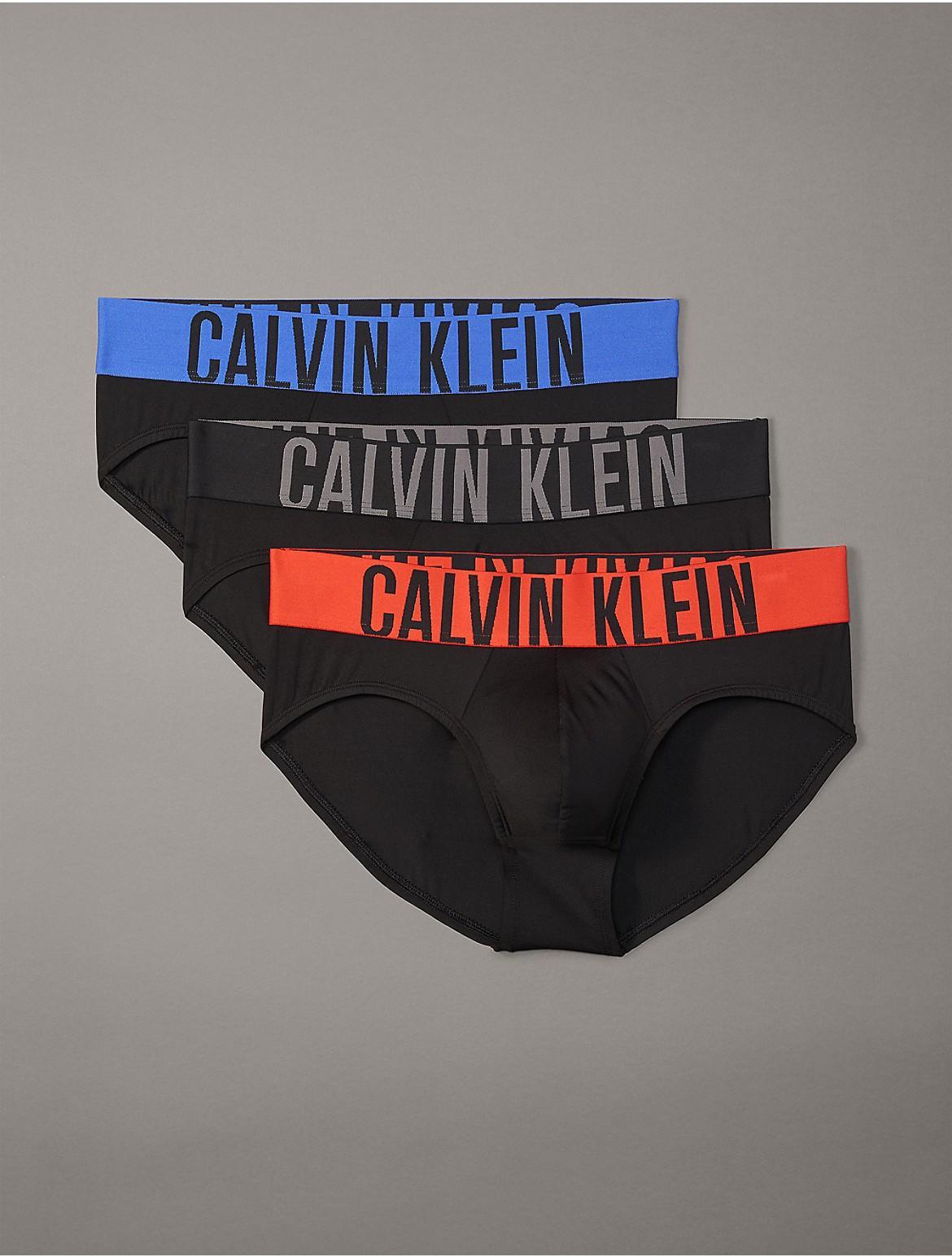 Calvin Klein Men's Intense Power Micro 3-Pack Hip Brief - Black - XL Product Image