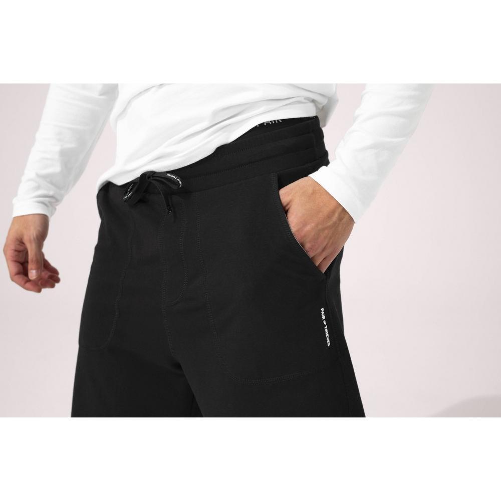 Pair of Thieves Men's Super Soft Lounge Pajama Shorts - Dark Black XL Product Image