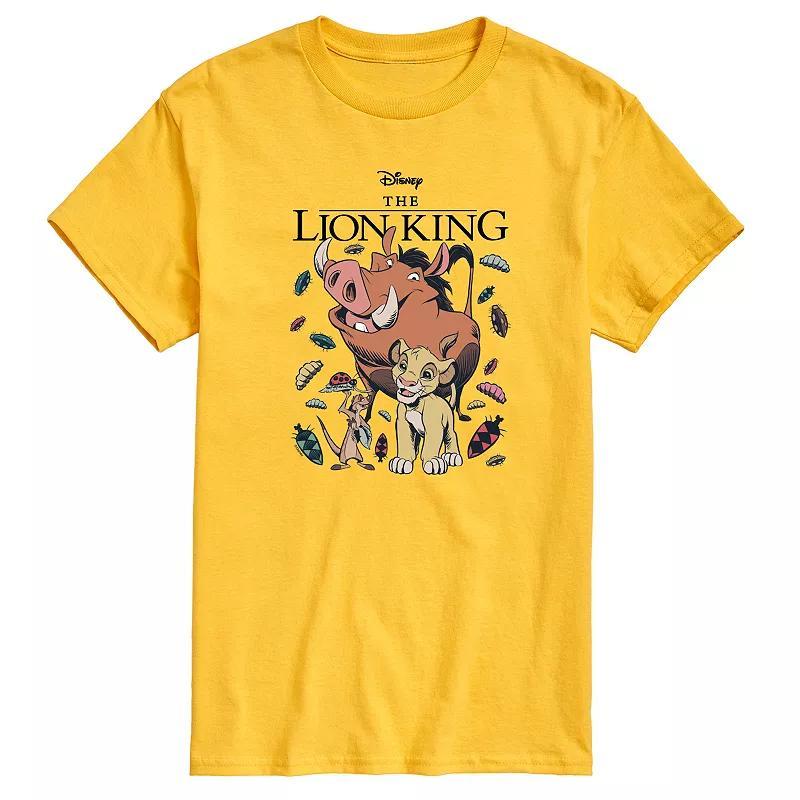 Disney's The Lion King Men's Bugs Graphic Tee, Size: Large, Yellow Product Image
