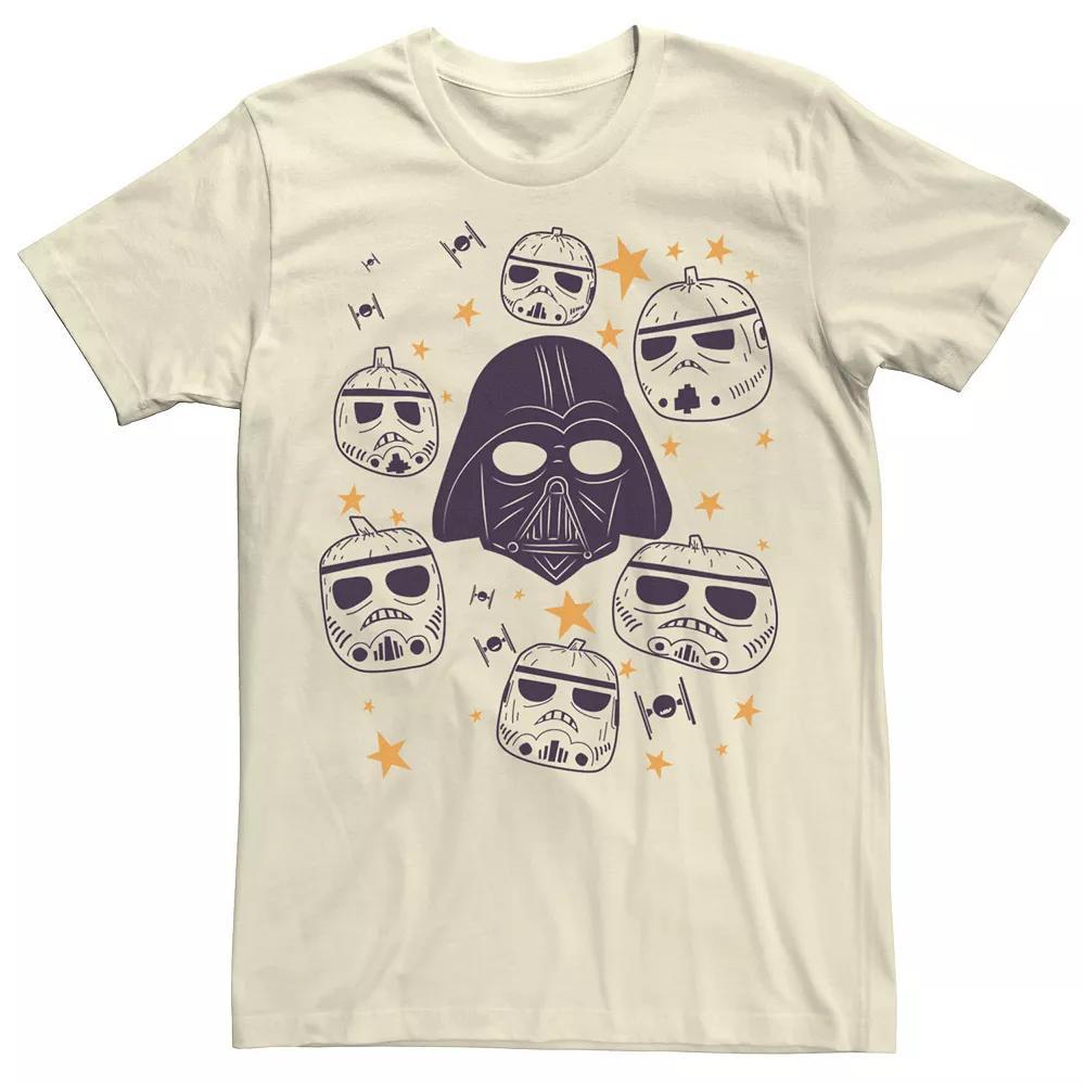 Mens Star Wars Darth Vader & Trooper Pumpkins Graphic Tee Product Image