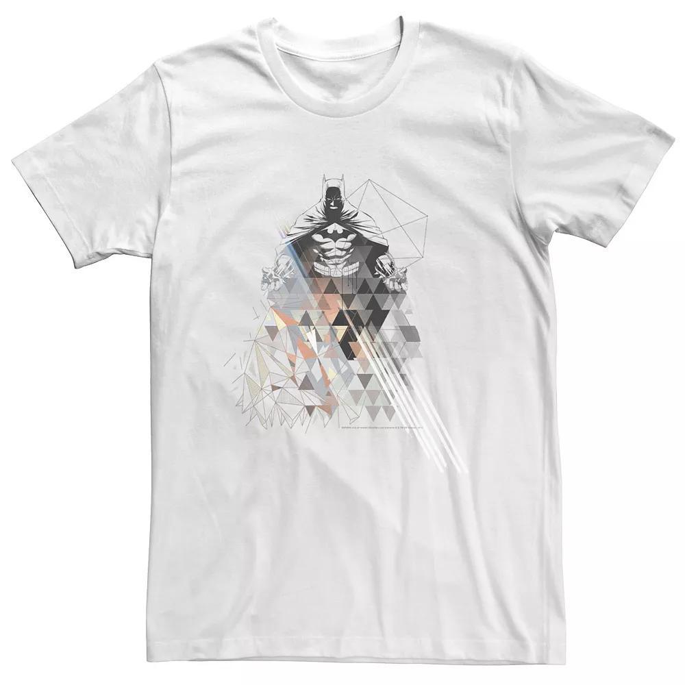 Big & Tall DC Comics Batman Geometric Pose Poster Tee, Men's, Size: 4XLT, Athletic Grey Product Image