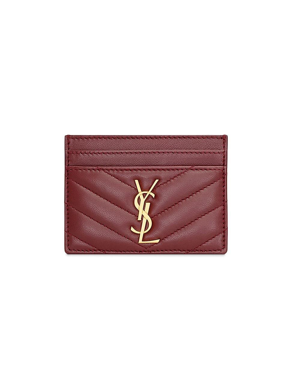 Saint Laurent Cassandre Matelasse Card Case Product Image