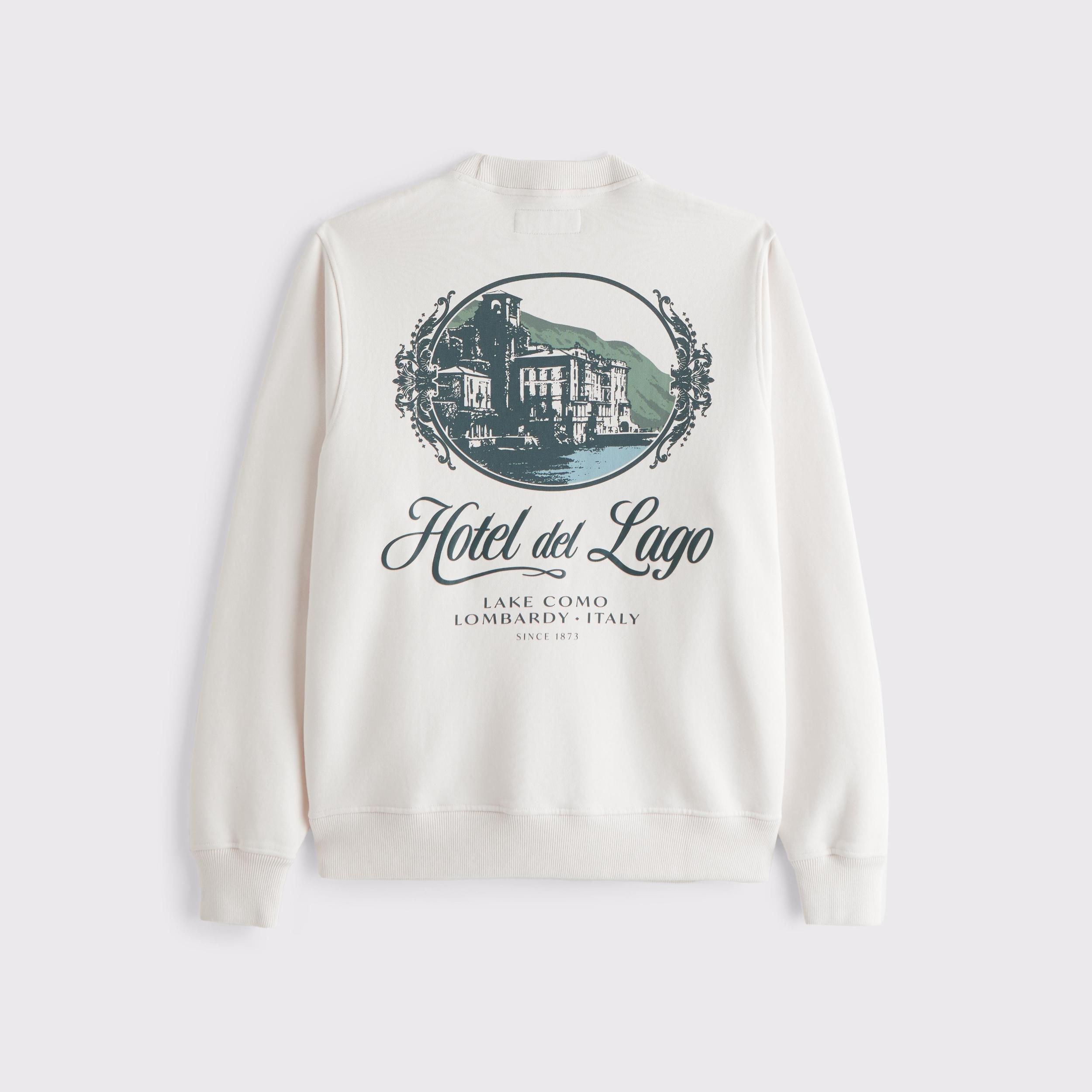 Premium Heavyweight Graphic Crew Sweatshirt Product Image