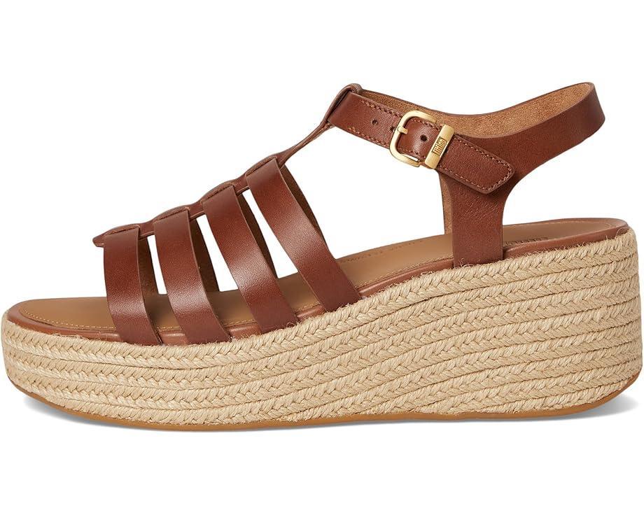 Women's FitFlop PLATFFORMS Espadrille Leather Fisherman Wedge Sandals Product Image