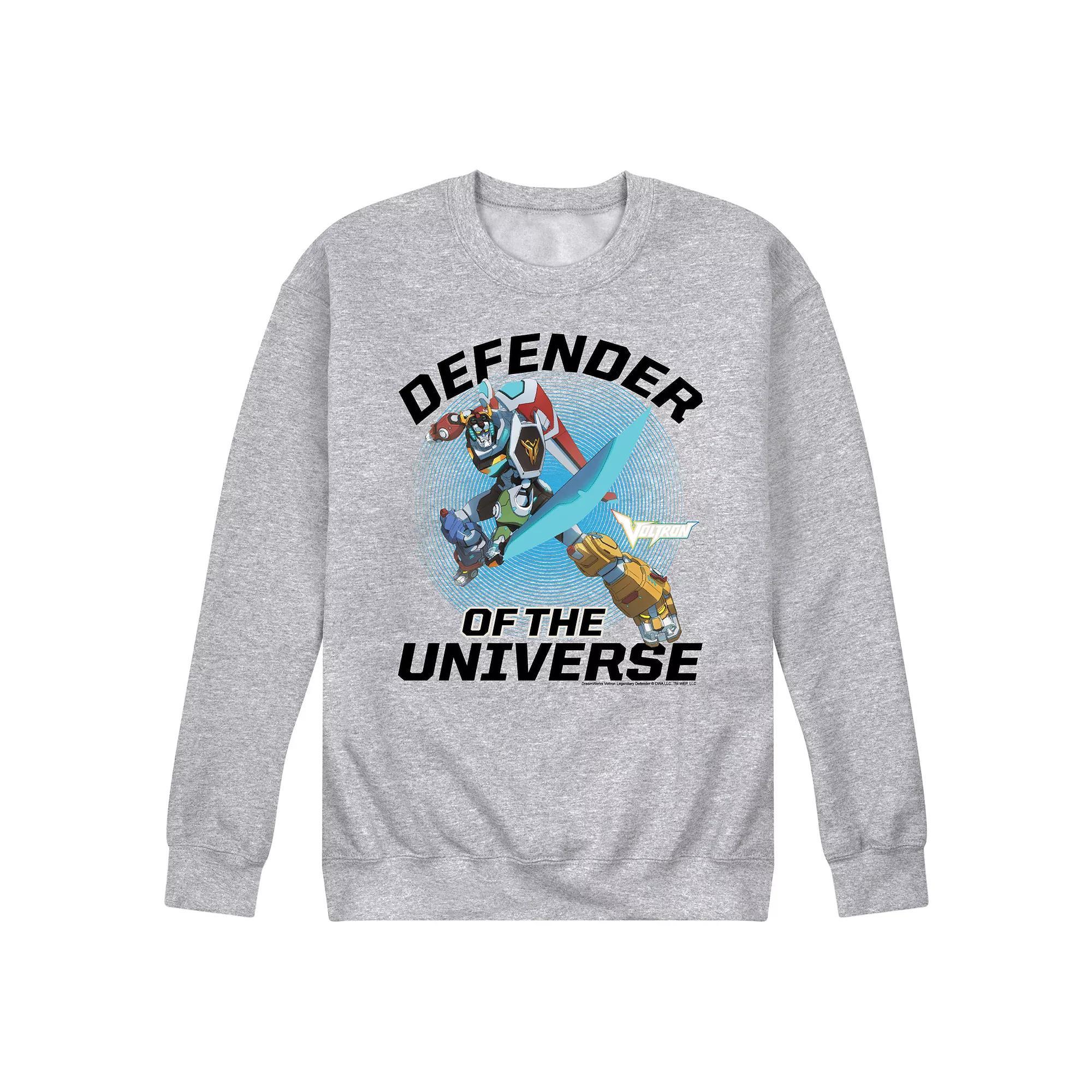 Mens Voltron Defenders Of The Universe Fleece Sweatshirt Pink Product Image