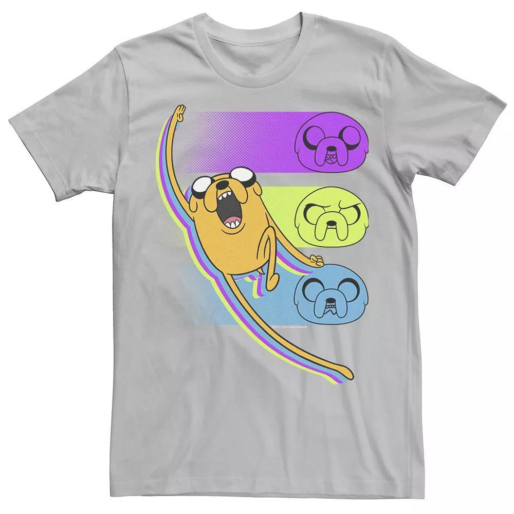 Men's CN Adventure Time Jake Emotions Tee, Size: Small, Silver Product Image