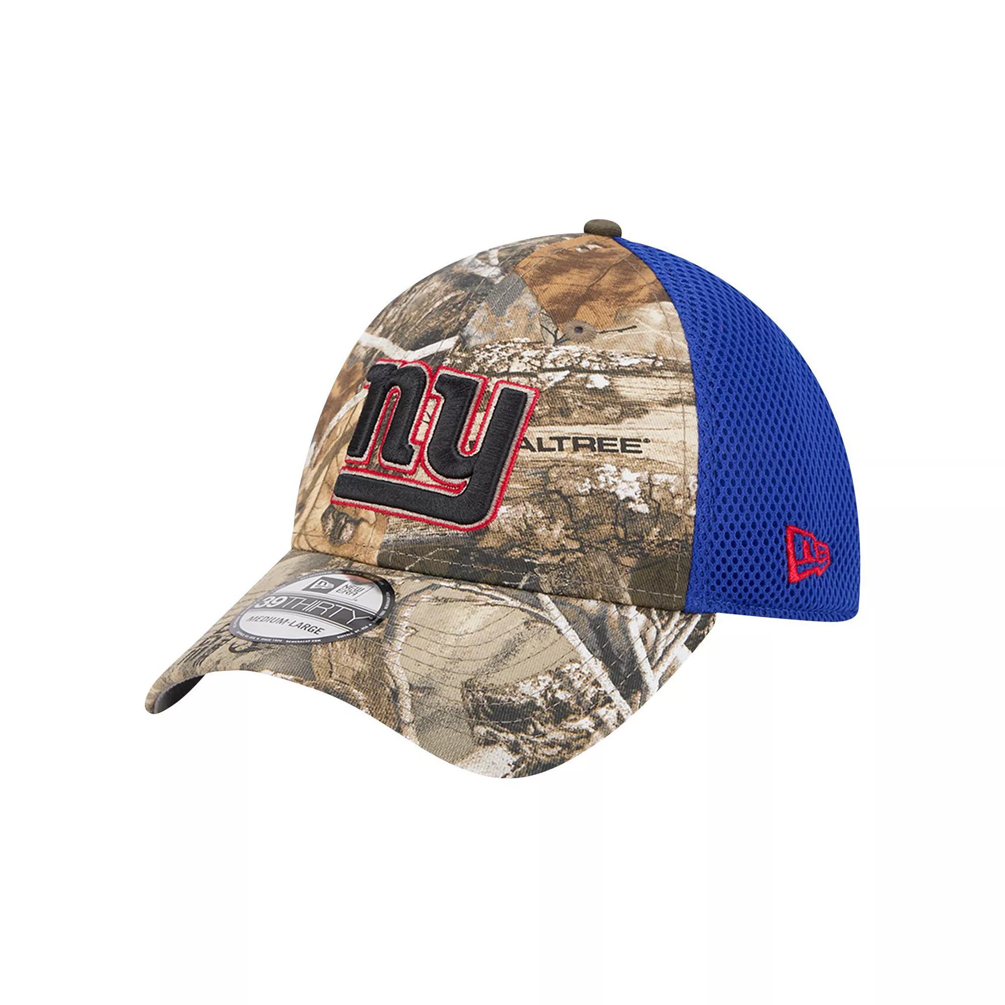 Men's New Era Realtree Camo/Royal New York Giants Active 39THIRTY Flex Hat, Size: Medium/Large, Green Product Image