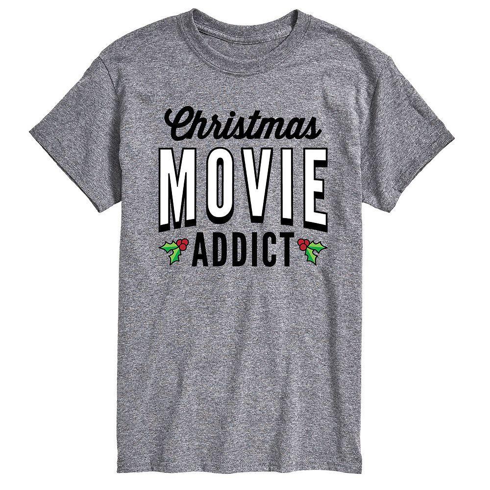 Big & Tall Christmas Movie Addict Tee, Mens Product Image