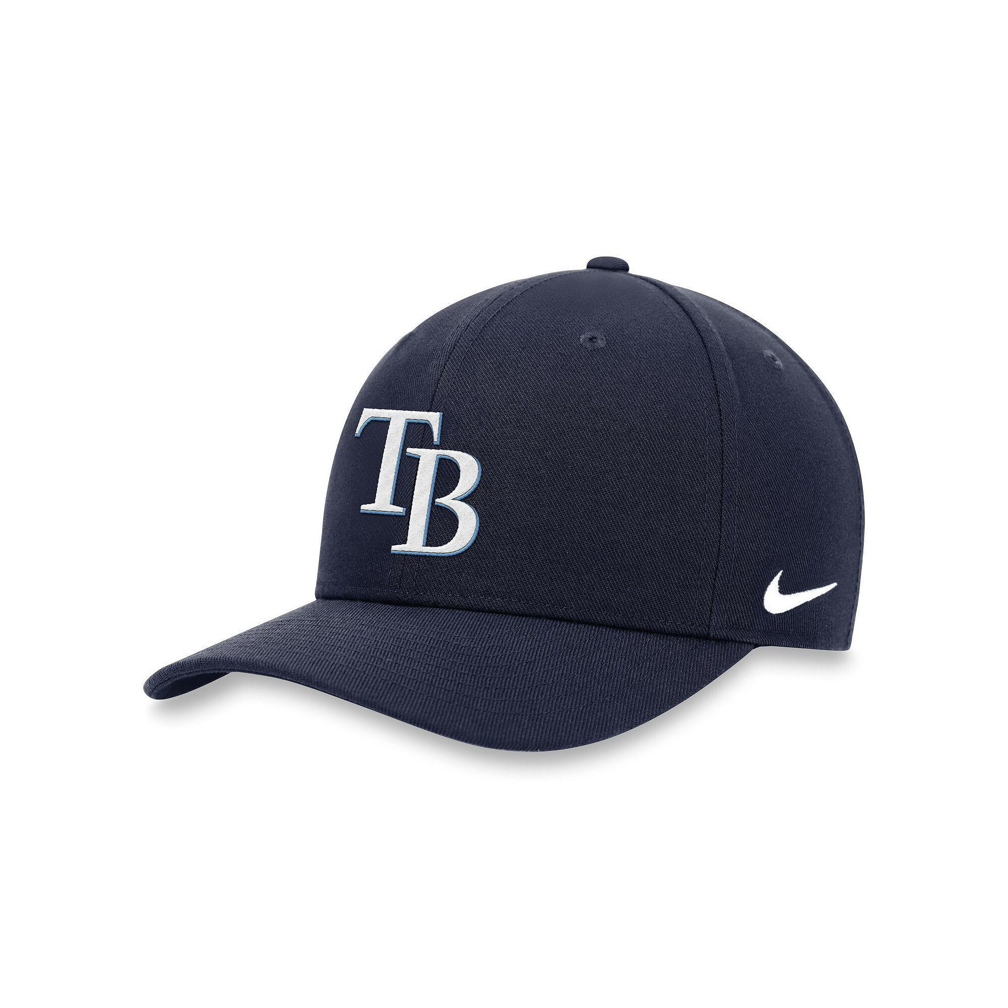 Men's Nike  Navy Tampa Bay Rays Performance Club Adjustable Hat, Size: Small/Medium, Blue Product Image