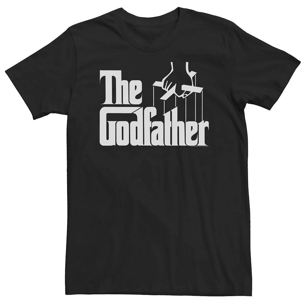 Big & Tall The Godfather Logo Tee, Men's, Size: 4XLT, Black Product Image