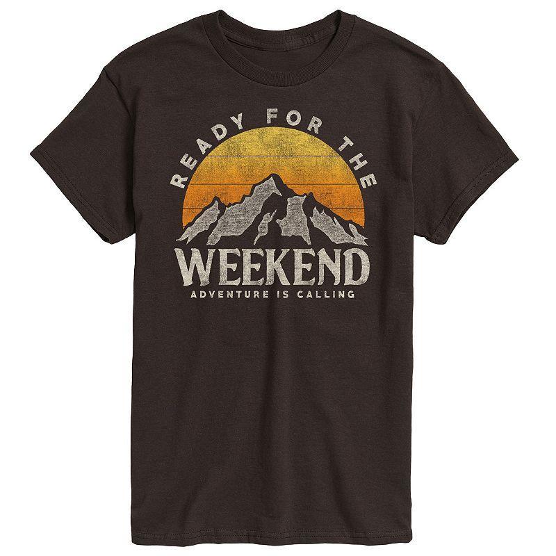 Big & Tall Ready for the Weekend Tee, Mens Blue Product Image