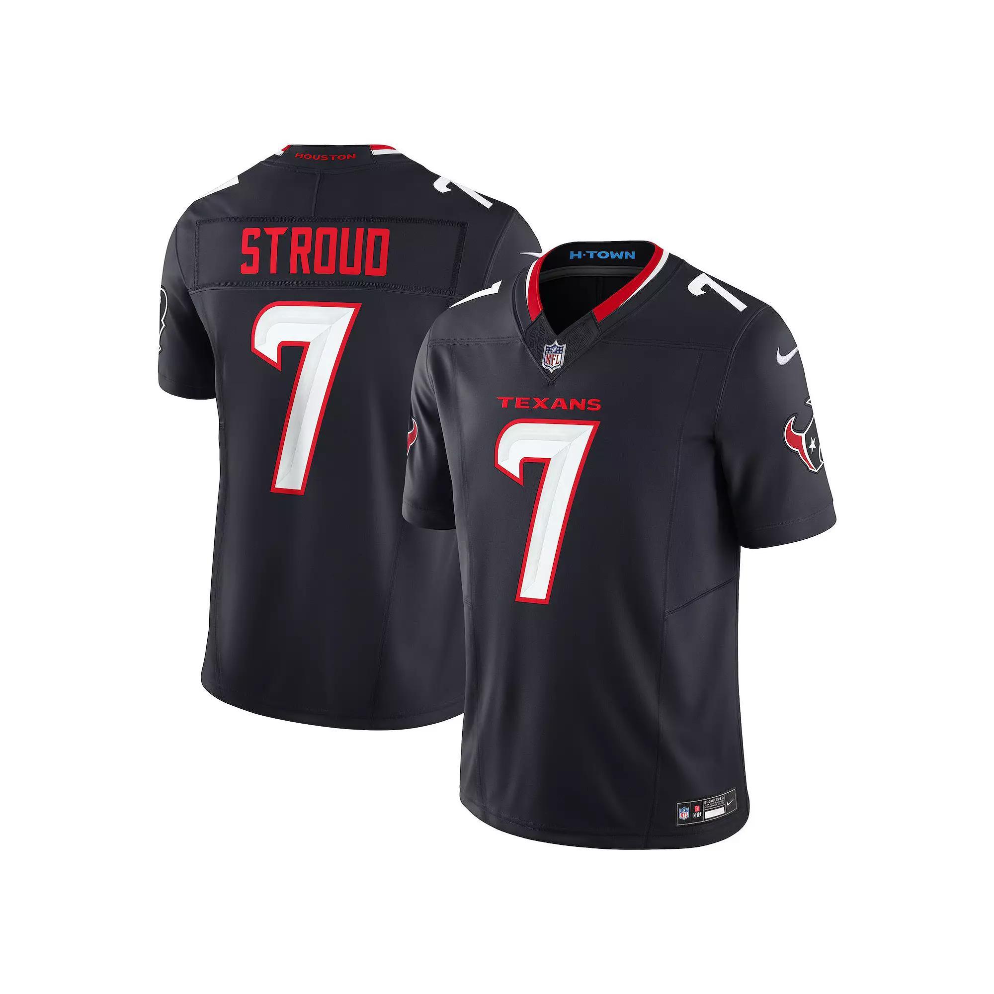 Men's Nike C.J. Stroud Navy Houston Texans Vapor F.U.S.E. Limited Jersey, Size: XL, Blue Product Image