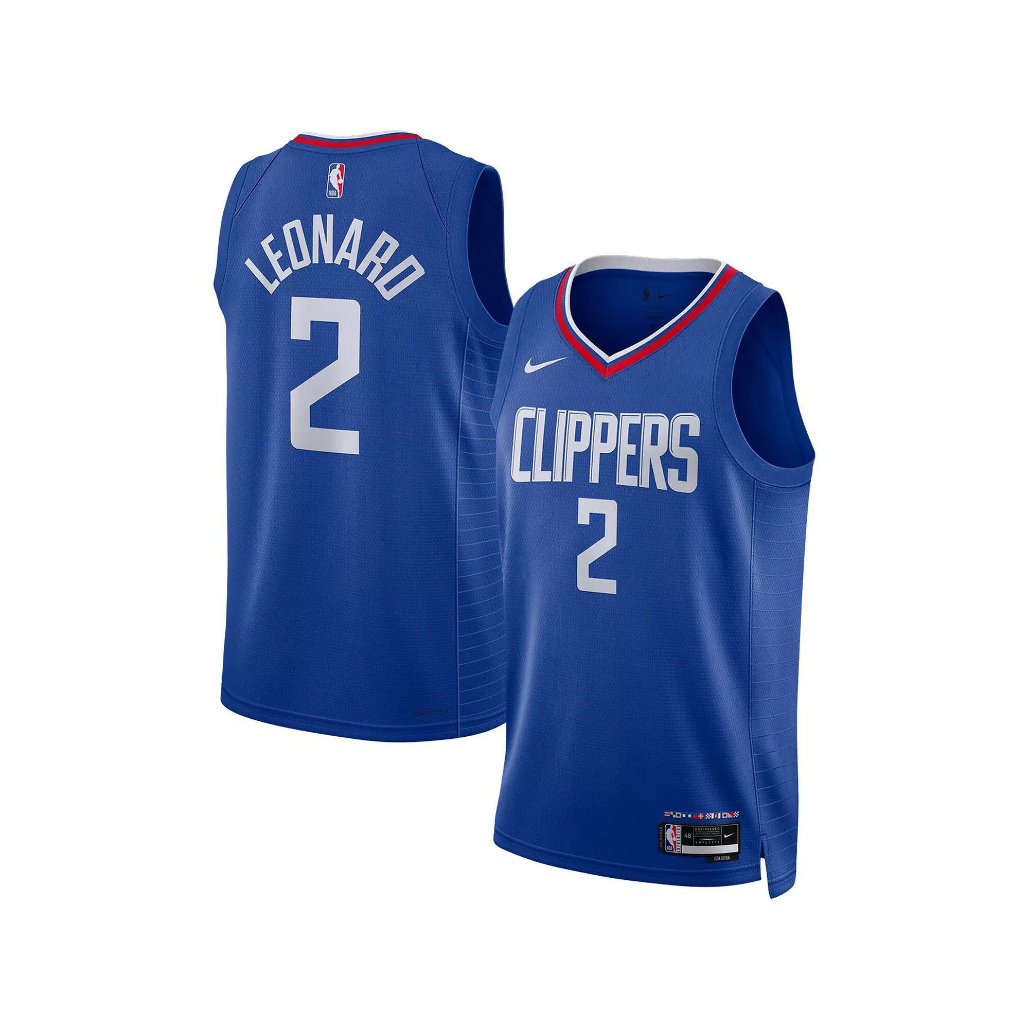 Unisex Nike Kawhi Leonard Royal LA Clippers Swingman Jersey - Icon Edition, Adult Unisex, Size: Small, Blue Product Image