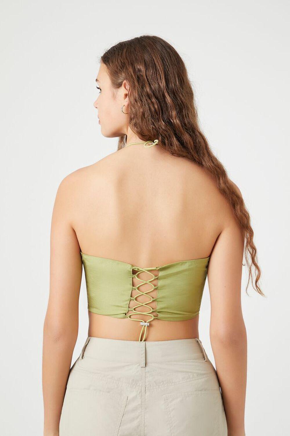 Toggle Drawstring Halter Top | Forever 21 Product Image