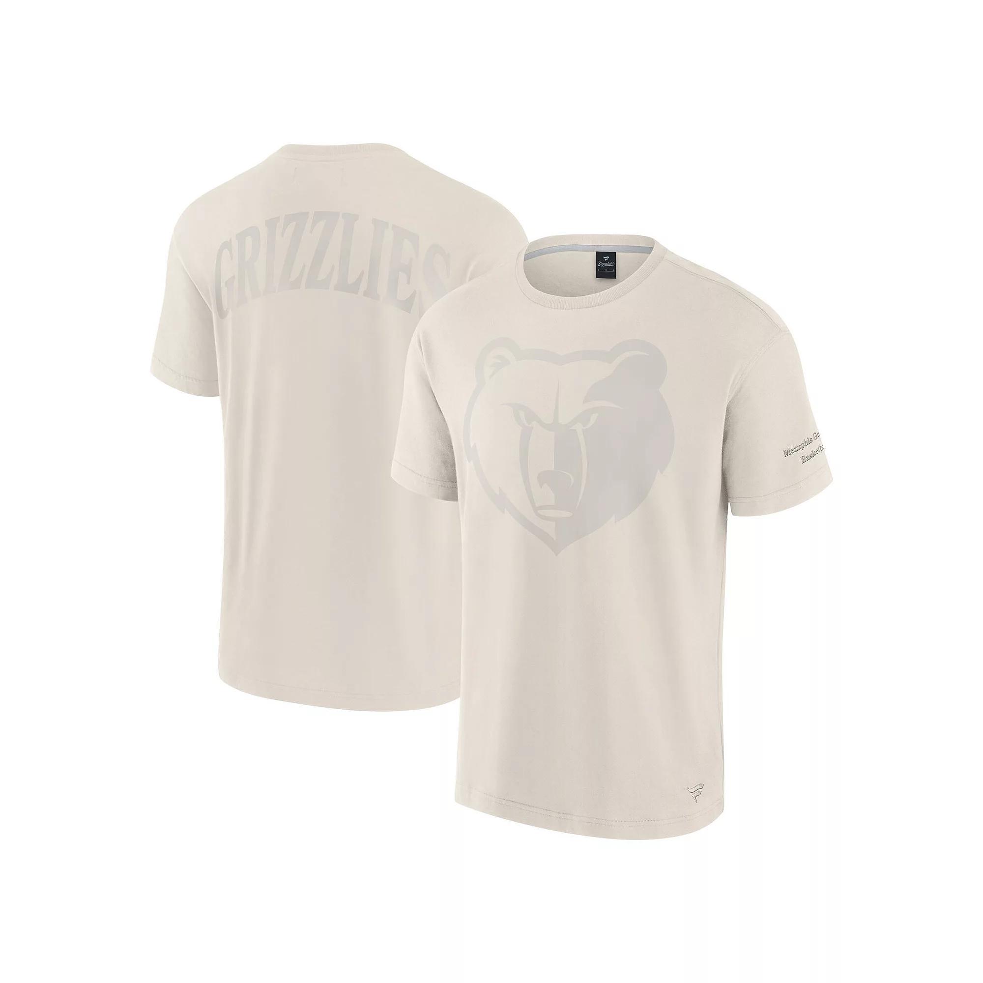 Men's Fanatics Cream Milwaukee Bucks Elements Iconic T-Shirt, Size: Medium, Beige Product Image