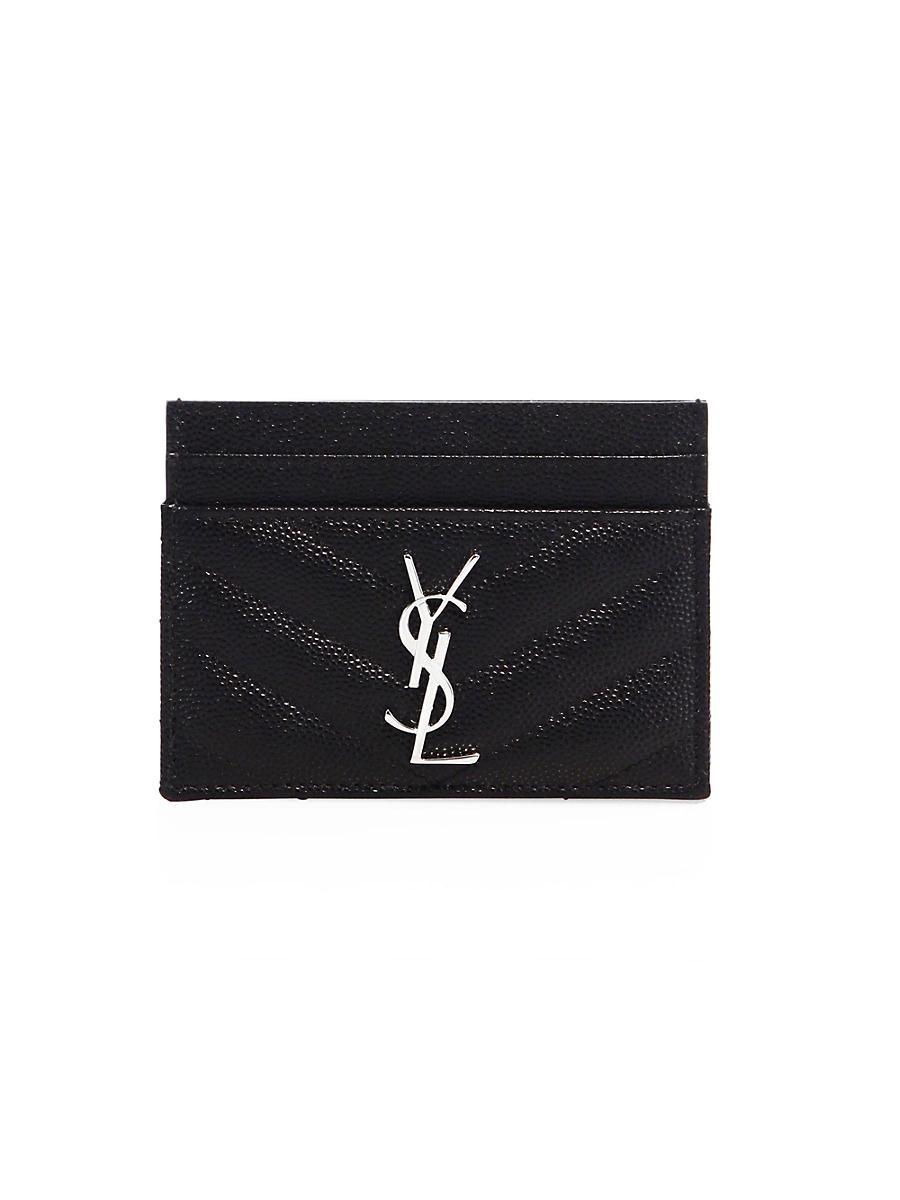 Saint Laurent Cassandre Matelasse Card Case Product Image
