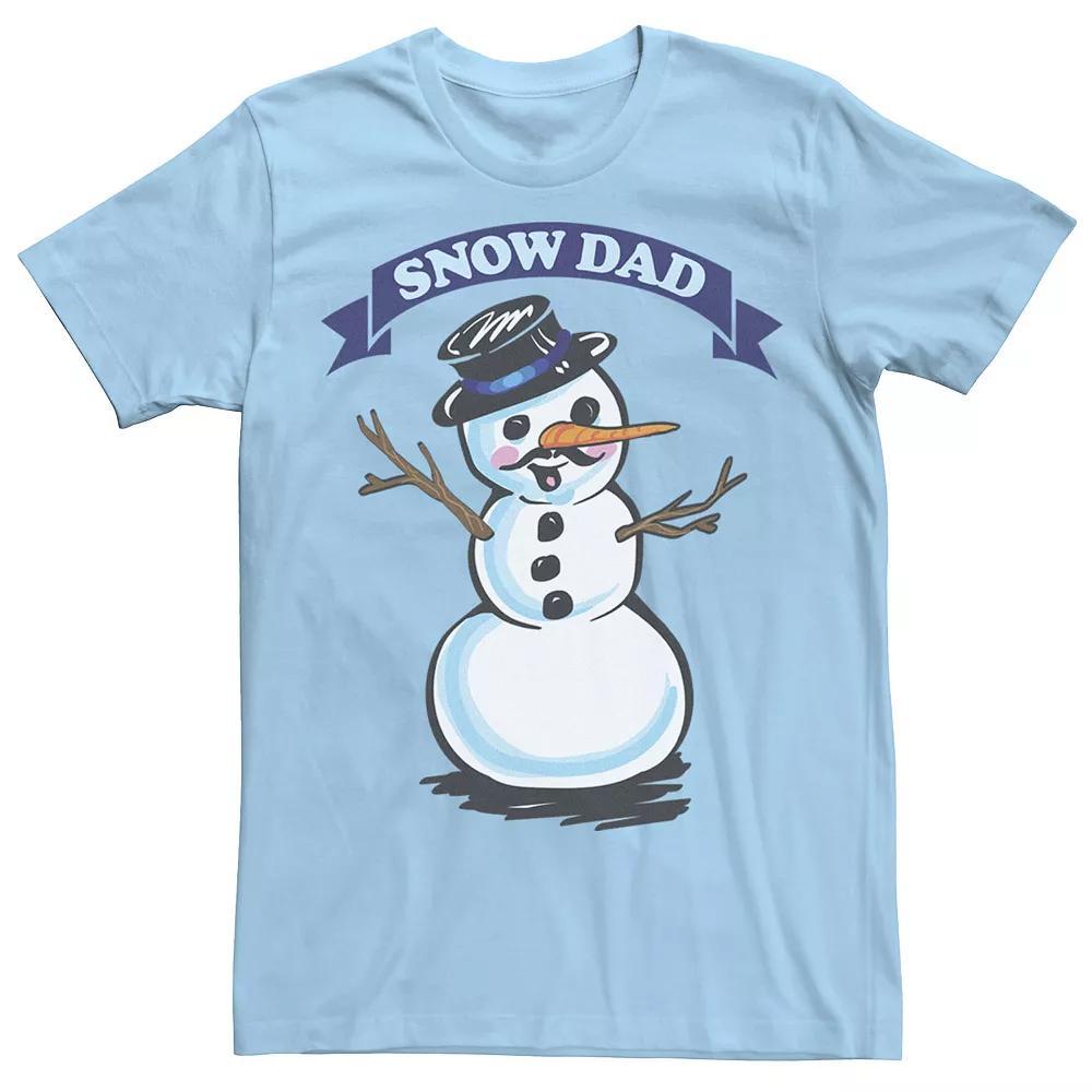Men's Snow Dad Graphic Tee, Size: Medium, Light Blue Product Image