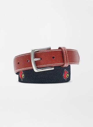 Peter Millar Mens Louisville Belt | Color: Black | Size: 32 Product Image