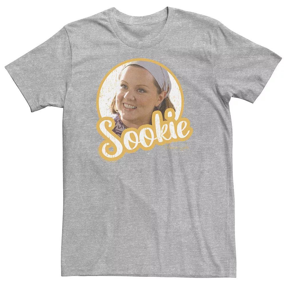 Big & Tall Gilmore Girls Sookie Circle Portrait Tee, Men's, Size: 2XLT, Athletic Grey Product Image