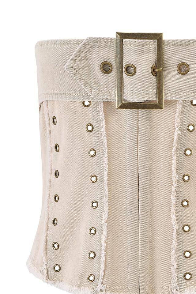 MASON MINI SKIRT - TAN Product Image