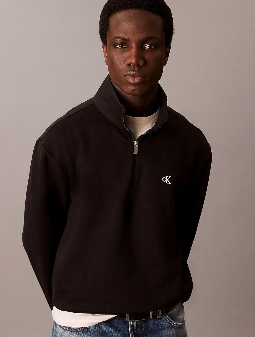 Archive Logo Fleece Quarter Zip Sweatshirt Product Image