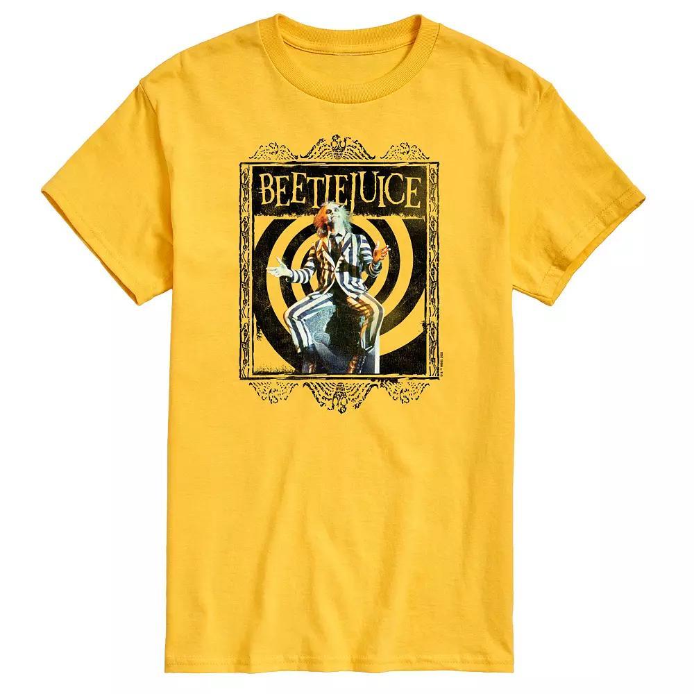 Big & Tall Beetlejuice On Grave Graphic Tee, Mens Product Image
