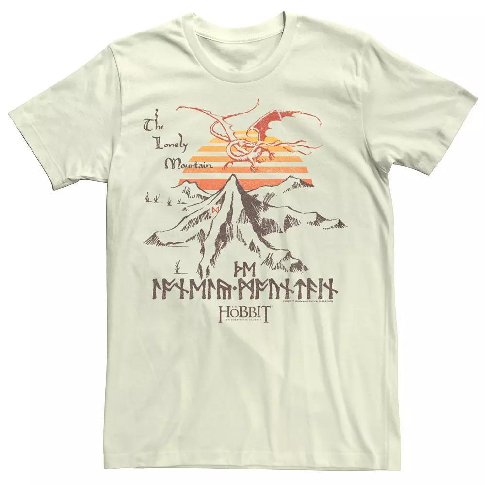 Men's The Hobbit Lonely Mountain Draw Tee, Size: Medium, Natural Product Image