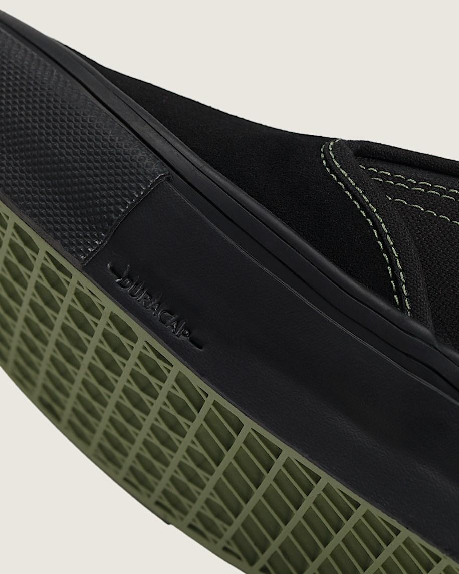 Skate Slip-On Shoe in Black / Olive Green| Vans US Product Image