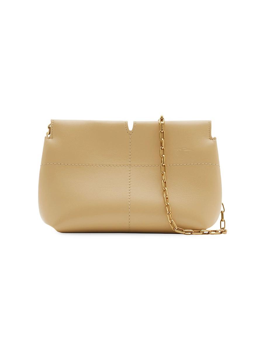 Womens Small Snip Leather Crossbody Bag Product Image