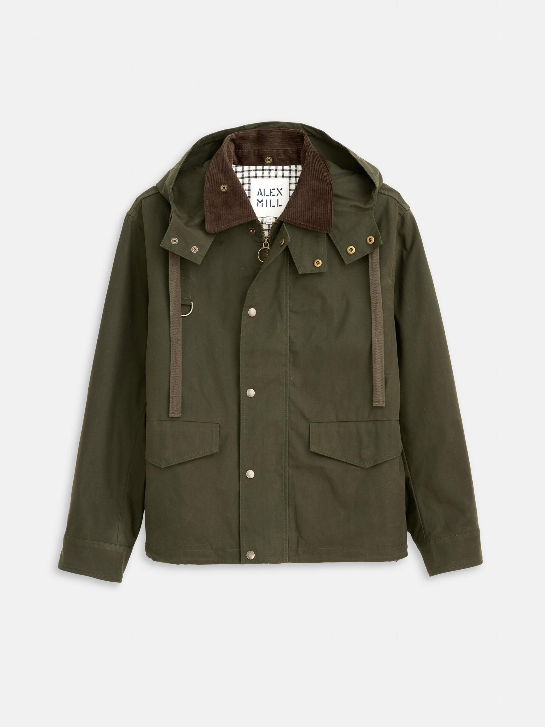 Highland Utility Jacket In Waxed Cotton Product Image