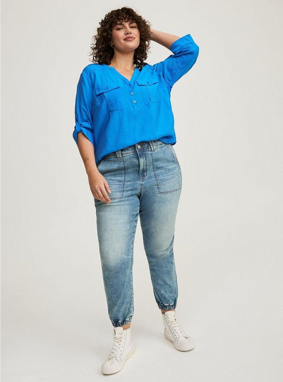 Harper 3/4 Sleeve Pullover Blouse Product Image