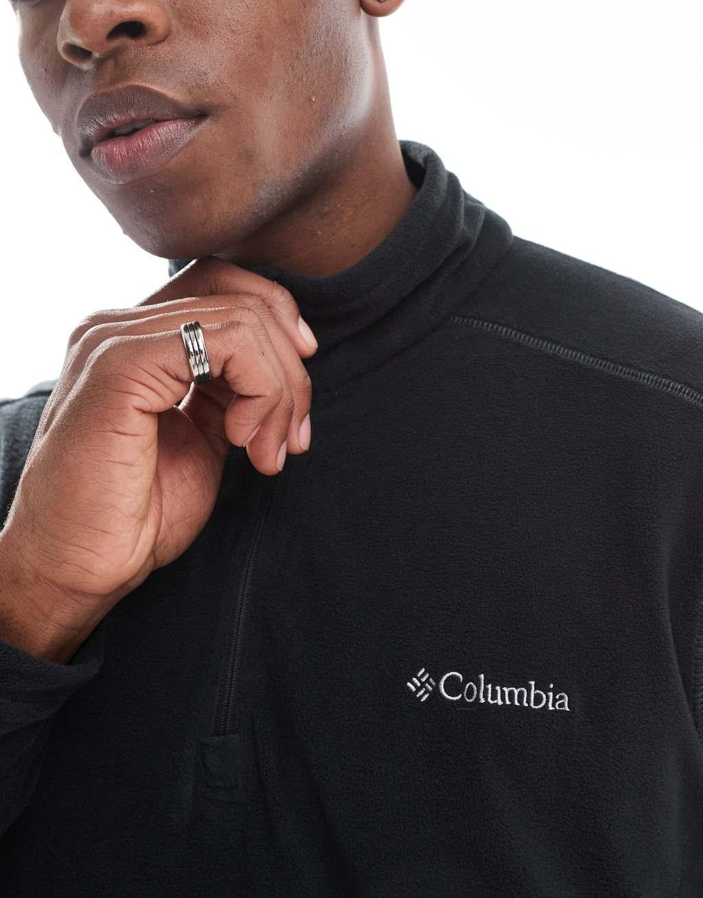 Columbia Klamath Range half zip fleece in black Product Image