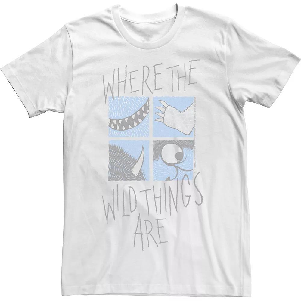 Men's Where The Wild Things Are Wildmonsters Boxup Poster Tee, Size: Small, White Product Image